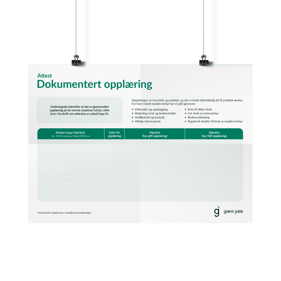 Last ned dokumentert opplæring PDF